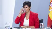 Isabel Rodríguez y Elma Saiz en la rueda de prensa posterior al Consejo de Ministros