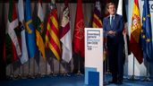 Garamendi habla tras la asamblea general electoral de CEOE