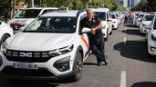 Un taxista aleatorio en el Paseo de la Castellana