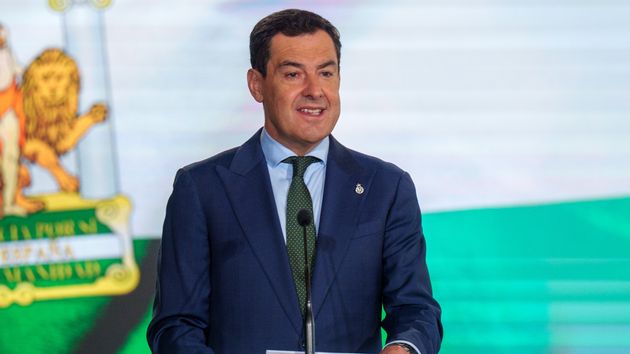 El presidente de la Junta de Andalucía, Juanma Moreno