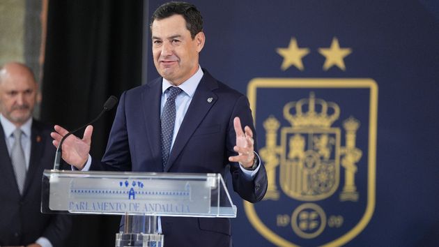 El presidente de la Junta de Andalucía, Juanma Moreno