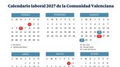 Calendario laboral de la Comunidad Valenciana de 2027