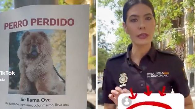 Imágenes del video de la Policía