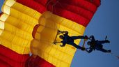 Bandera de España paracaídas