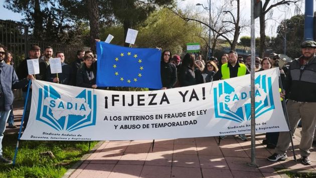 Profesores interinos en Andalucía