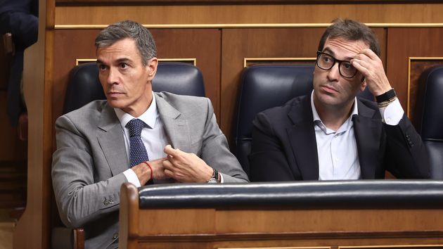 Carlos Cuerpo y Pedro Sánchez