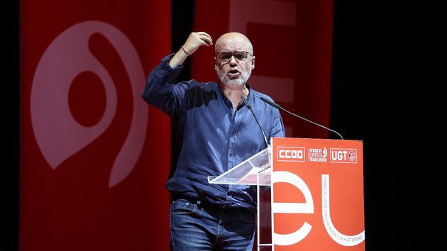 El secretario general de CCOO, Unai Sordo