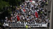 Manifestación pasarela RETA