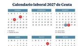 Calendario laboral de Ceuta 2027