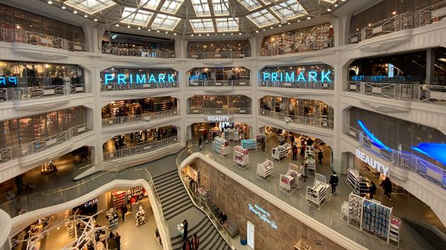 Tienda de cinco plantas en Primark Gran Vía