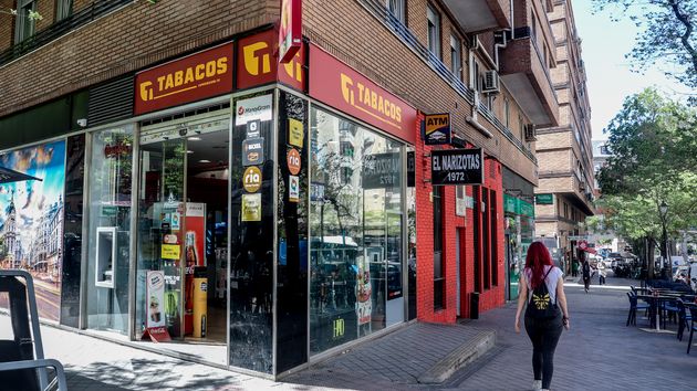 Fachada de un estanco