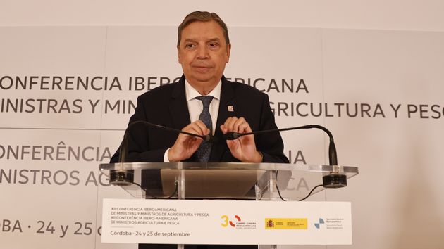 Luis Planas durante un acto en Córdoba