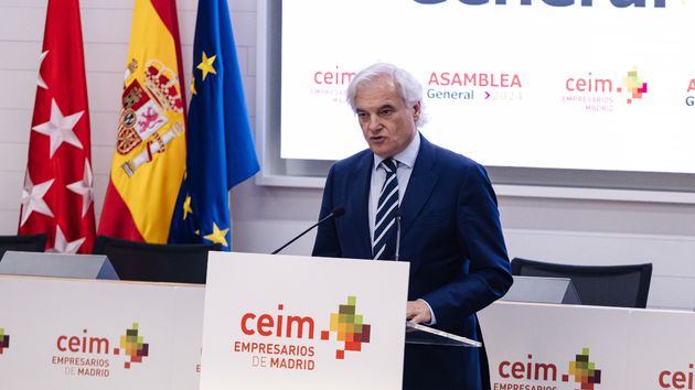 El presidente de CEIM, Miguel Garrido