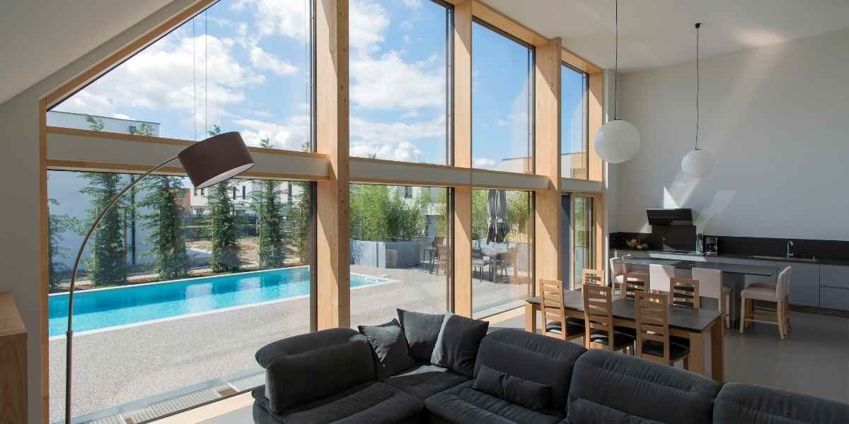 casa prefabricada ventanal