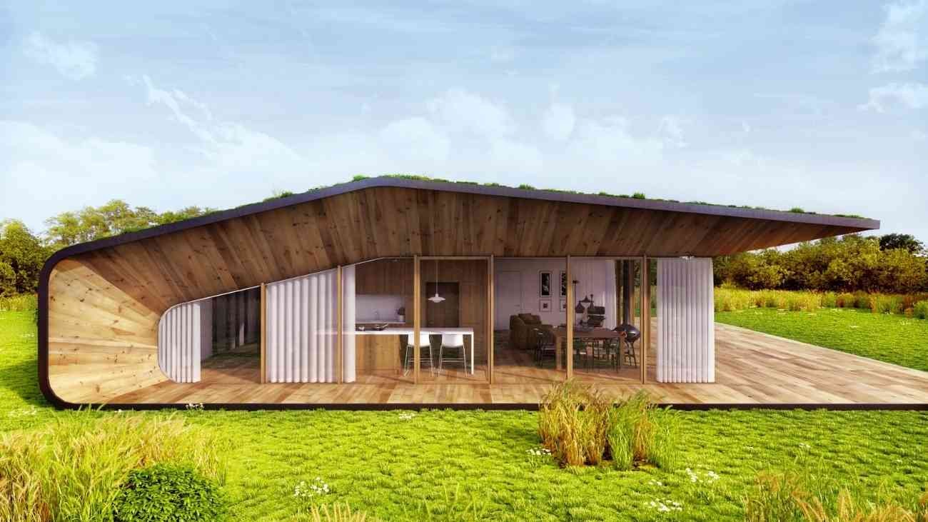 Llega la casa prefabricada sostenible fabricada en España capaz de camuflarse en la naturaleza