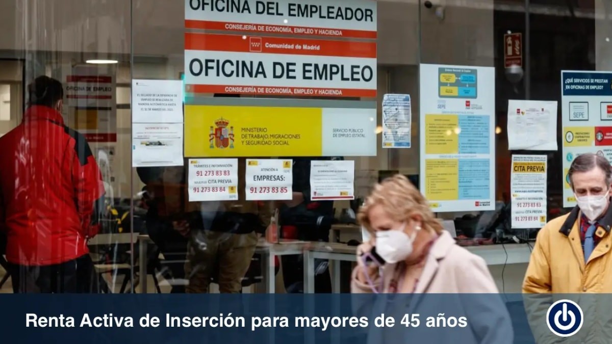 La Renta Activa de Inserción para mayores de 45 años