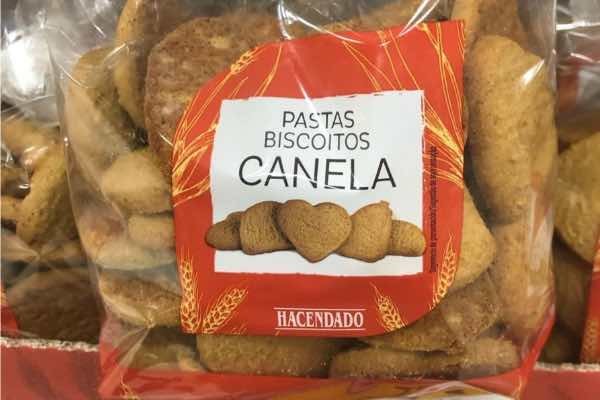 pastas canela Mercadona