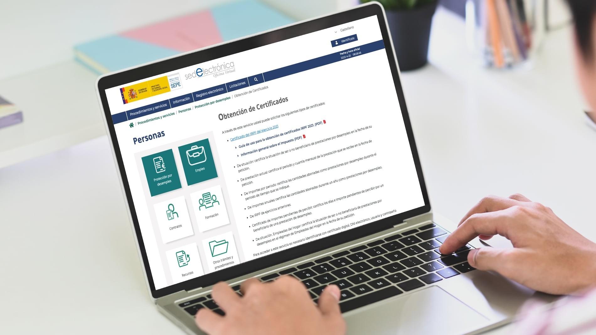Cómo solicitar el certificado de prestaciones del SEPE: pasos para conseguirlo por internet