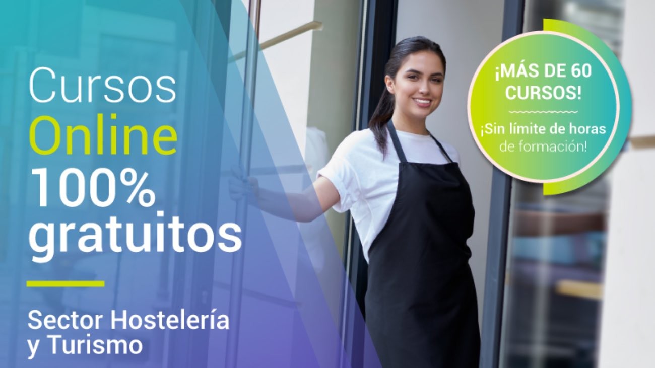 Más de 60 cursos gratuitos para hostelería y turismo