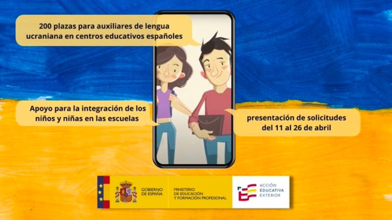 Educación convoca 200 plazas para auxiliares de conversación en ucraniano: cómo inscribirse