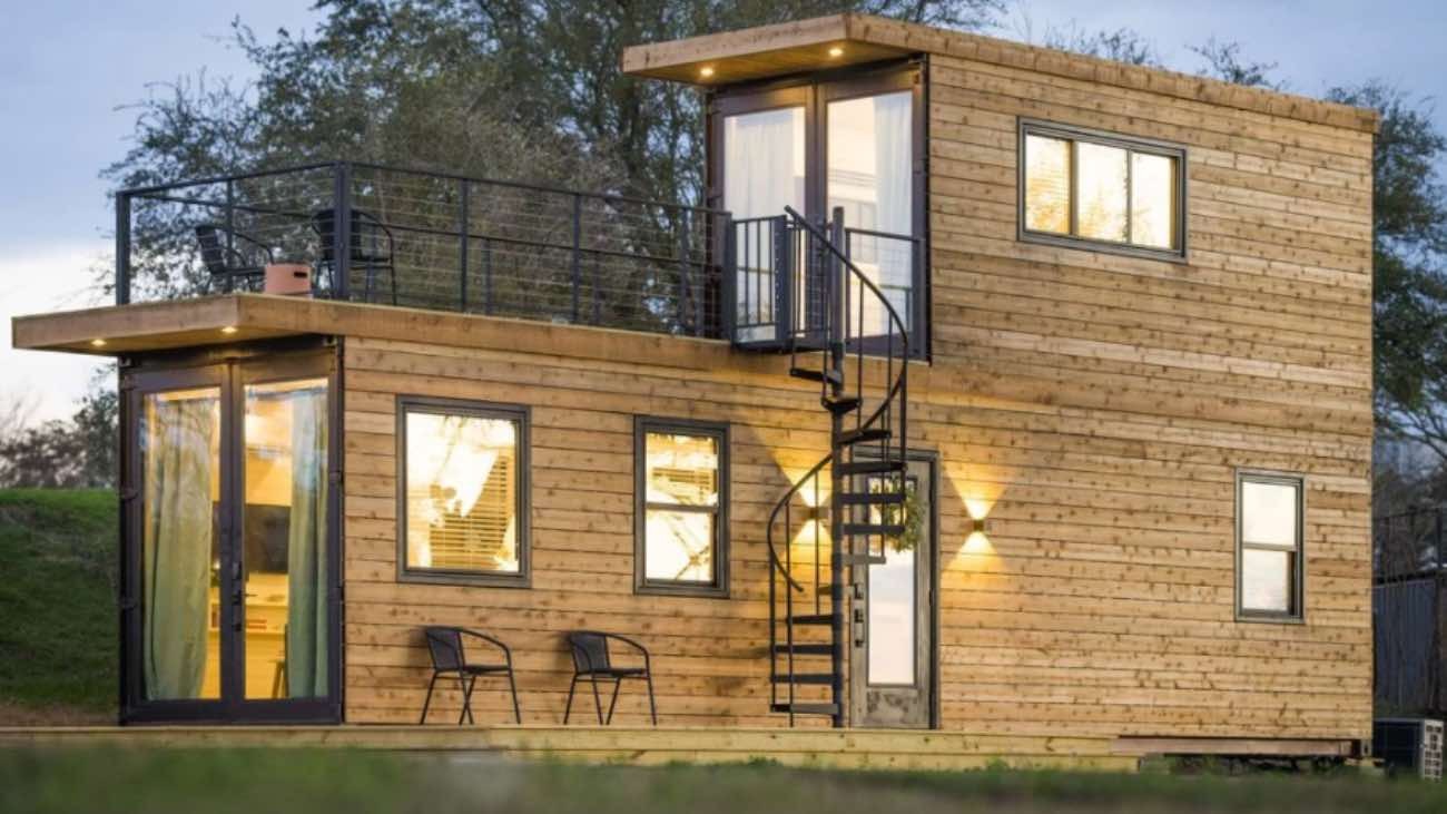 Así es la preciosa casa prefabricada de AliExpress con terraza de ensueño