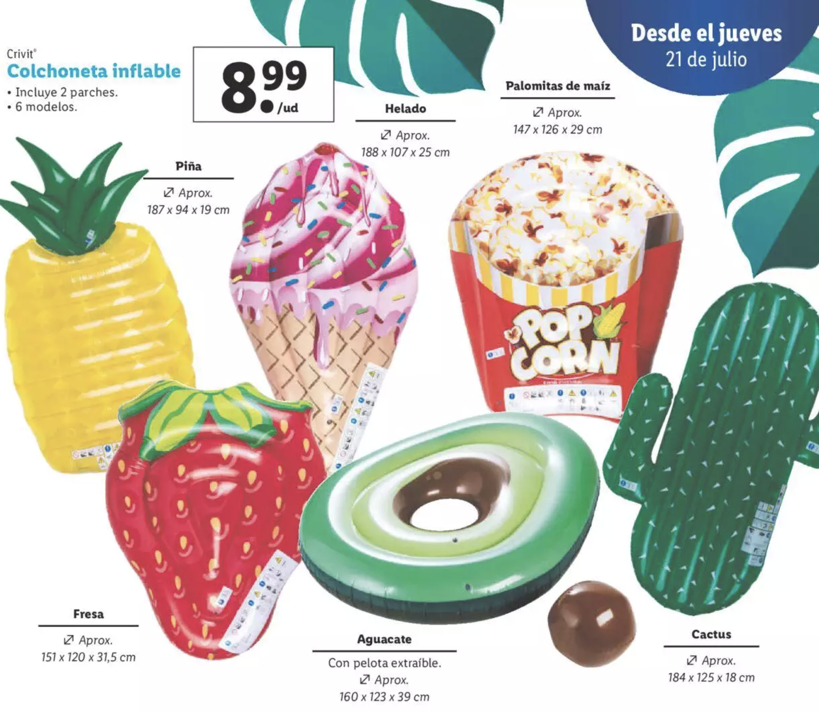 colchonetas lidl 