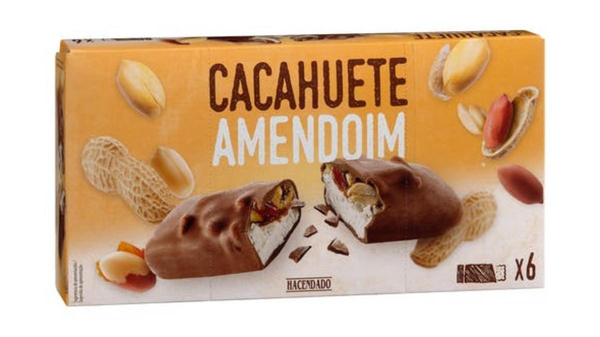 Mini helado Mercadona cacahuete