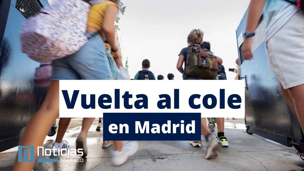 Vuelta al cole Madrid 2022/2023: ¿Cuándo empiezan las clases?