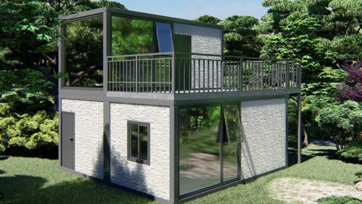 Así es la casa prefabricada con terraza súper barata por menos de 10.000 euros