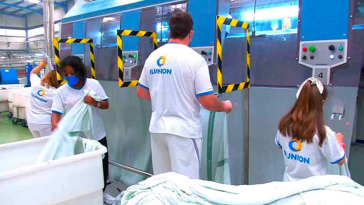 Ilunion necesita contratar a 100 empleados para sus lavanderías sin necesidad de experiencia