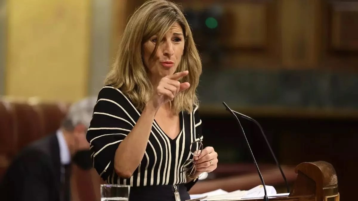 Yolanda Díaz ve 'insuficiente' la propuesta de los bancos para ayudar a las familias a pagar las hipotecas