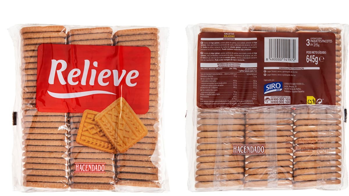 galletas Relieve Mercadona