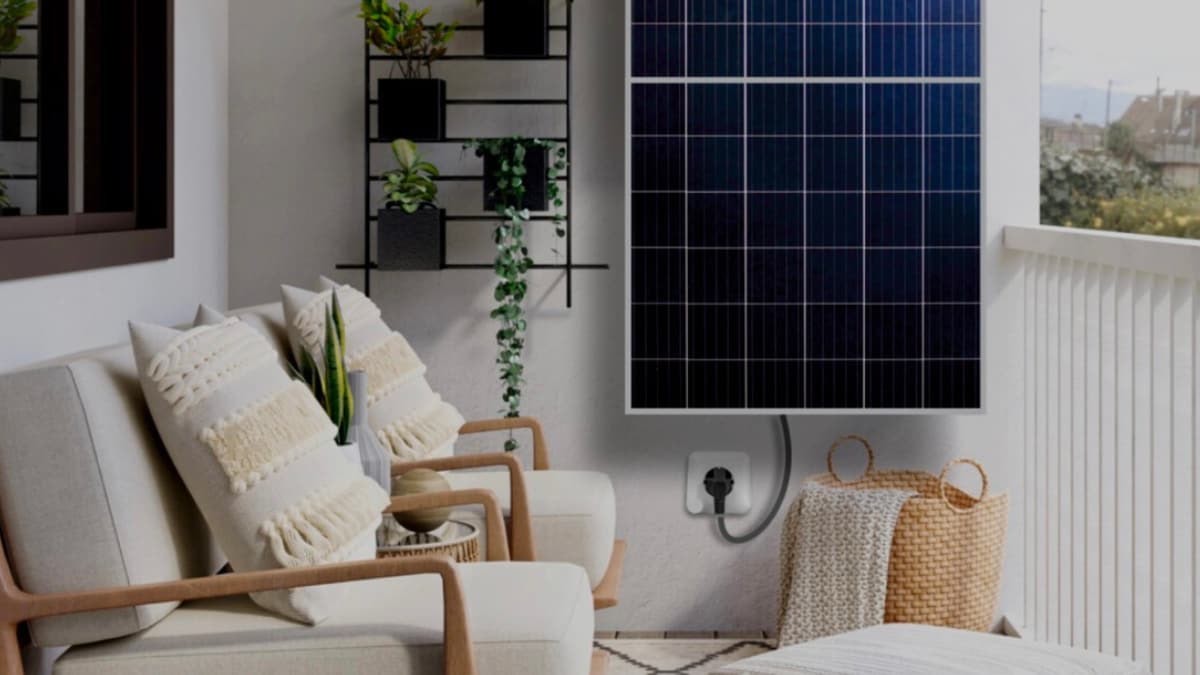 Amazon tiene un panel solar que se instala en minutos con el que ahorrar en tu factura de la luz 