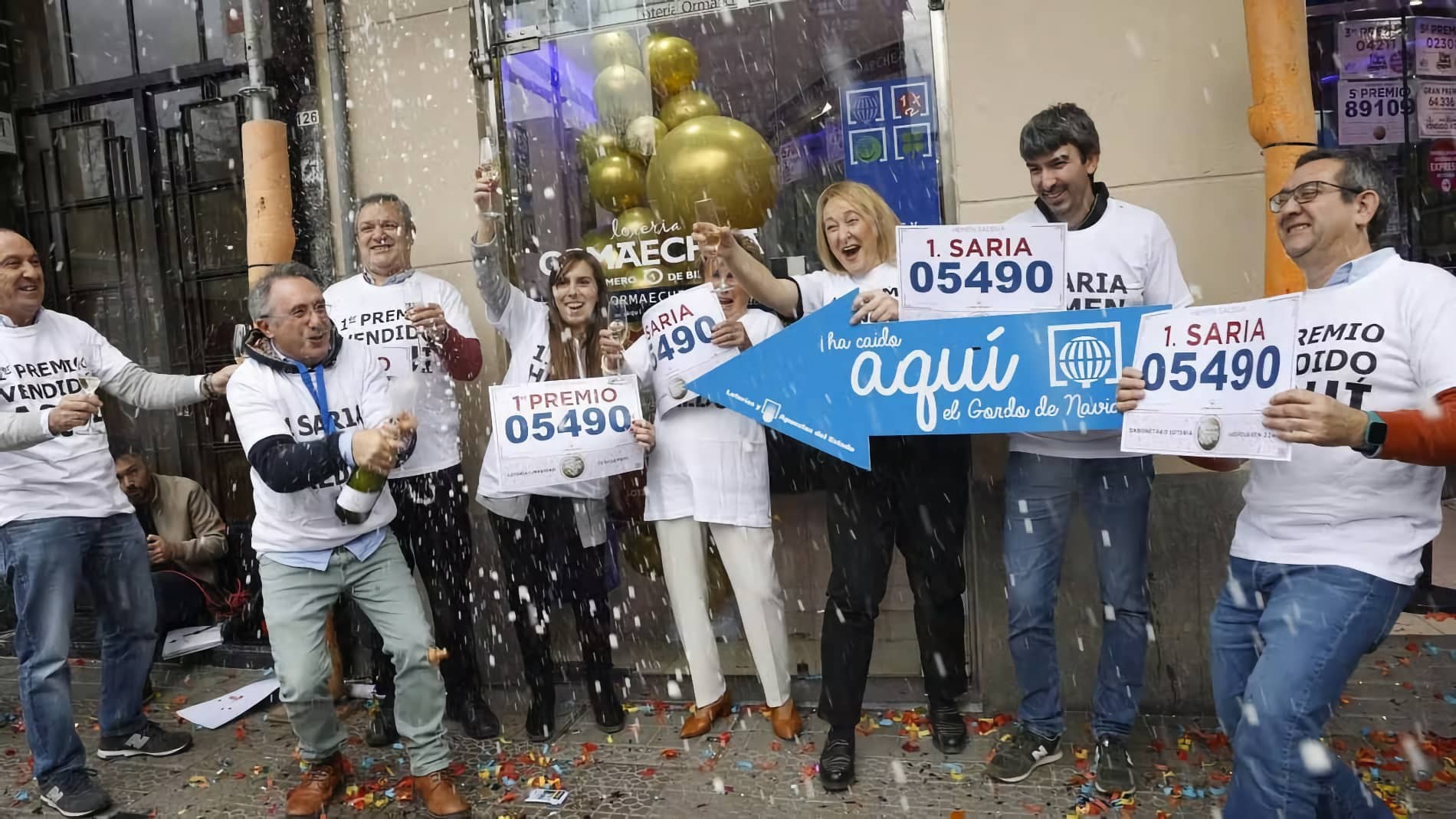El 05490, el Gordo del sorteo de la Lotería de Navidad 2022