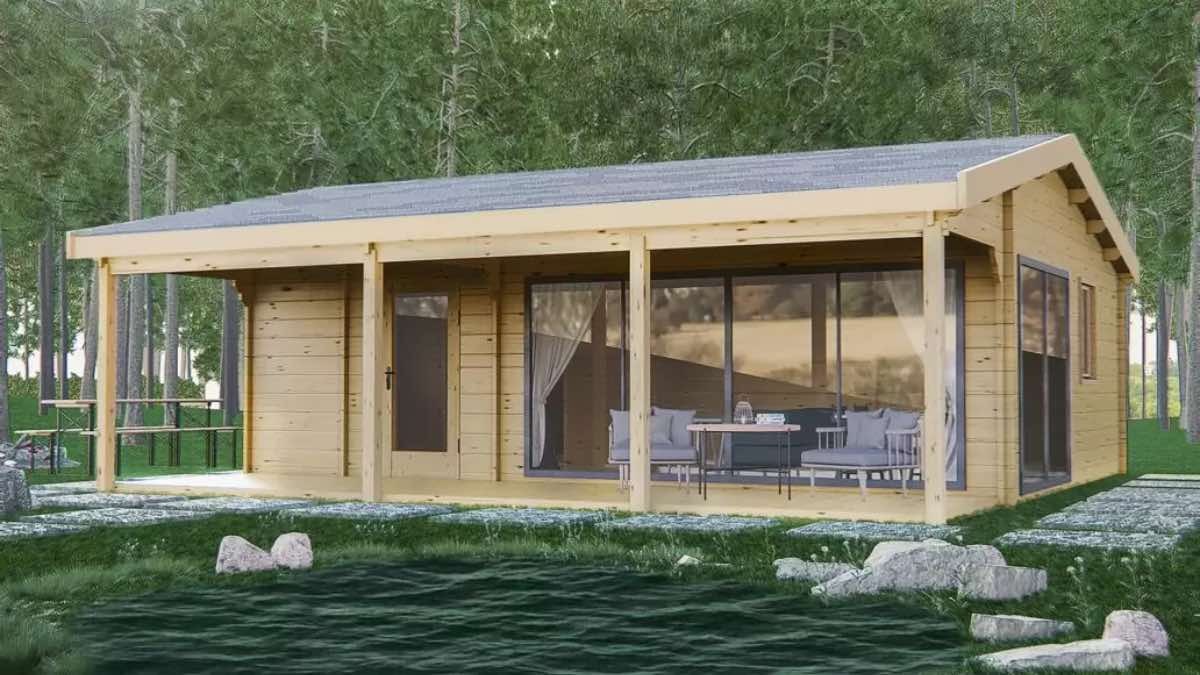 La casa prefabricada más luminosa con terraza incluida por solo 15.000 euros