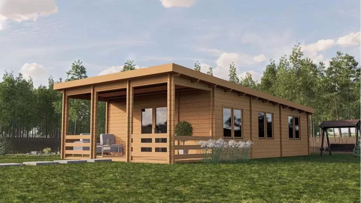 La casa prefabricada ‘Fortuna’ de estilo moderno con terraza por menos de 15.000 euros