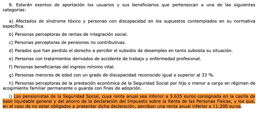 BOE explicando el artículo 102.8 párrafo I