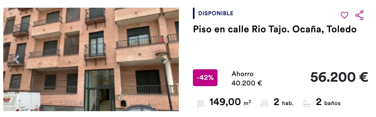 Piso en venta en Toledo a BBVA