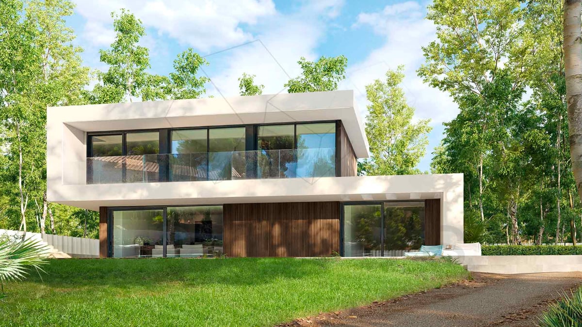 Vivienda industrializada hormigón Modelo Tiana - inHAUS