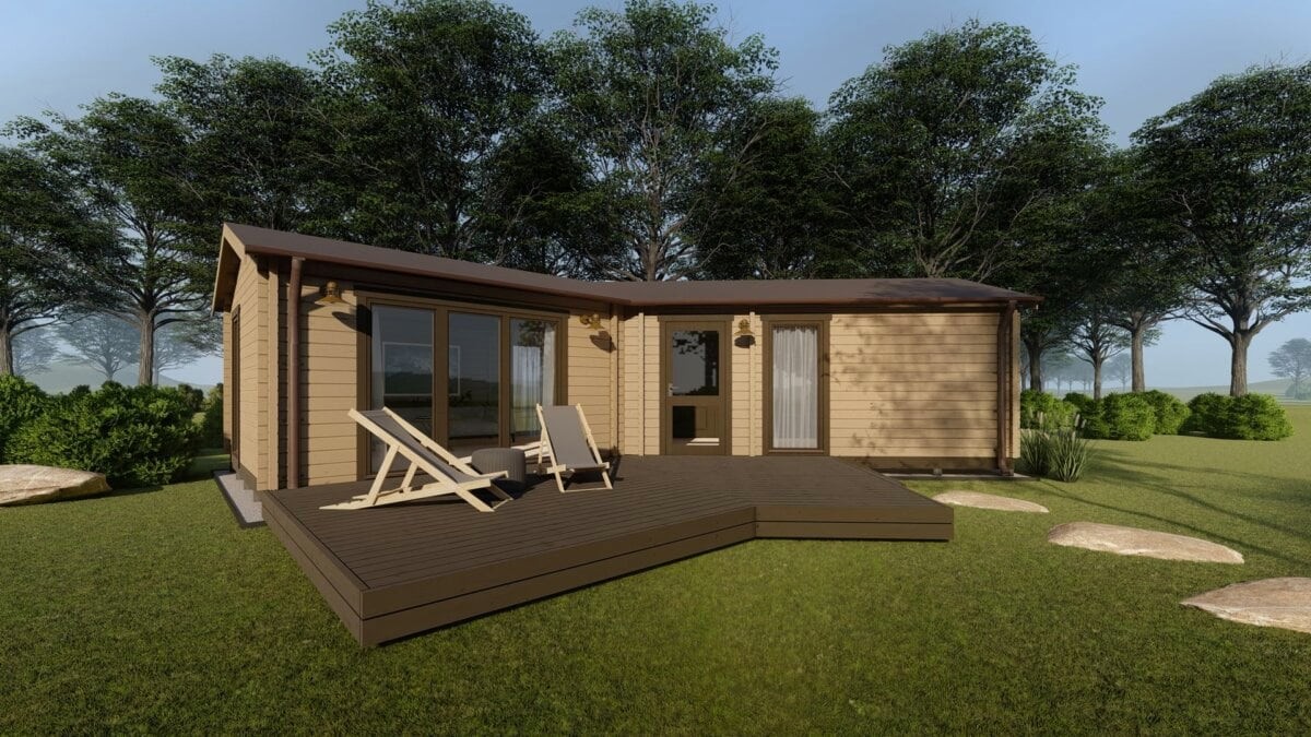 La espectacular casa prefabricada de lujo que incluye porche por 17.000 euros