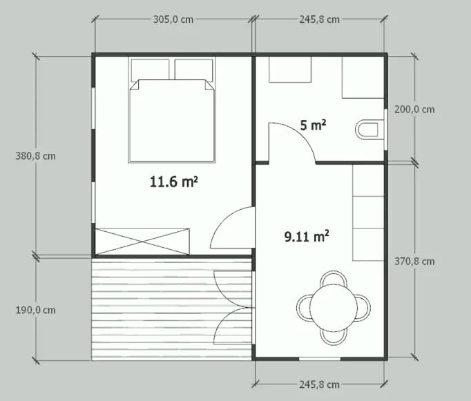 casa prefabricada Rond XL
