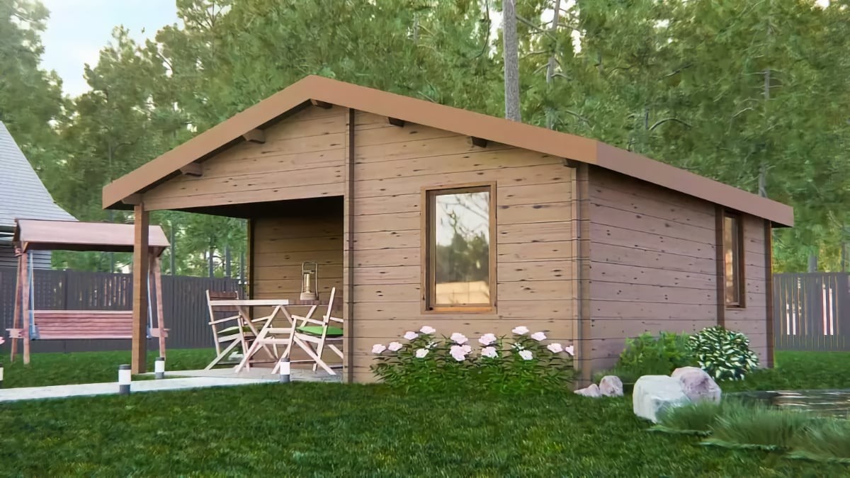 Así es la casa prefabricada perfecta con terraza que vale menos de 10.000 euros