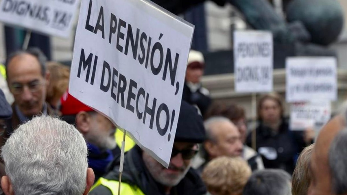 Manifestación de pensionistas