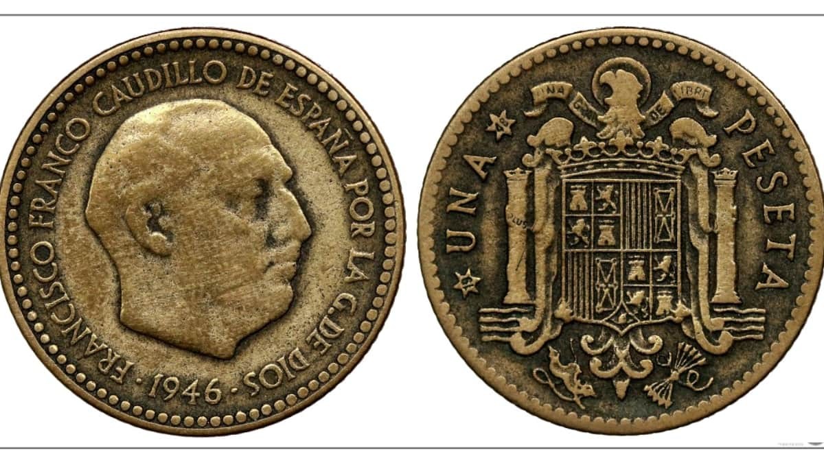 Moneda 1 peseta Franco