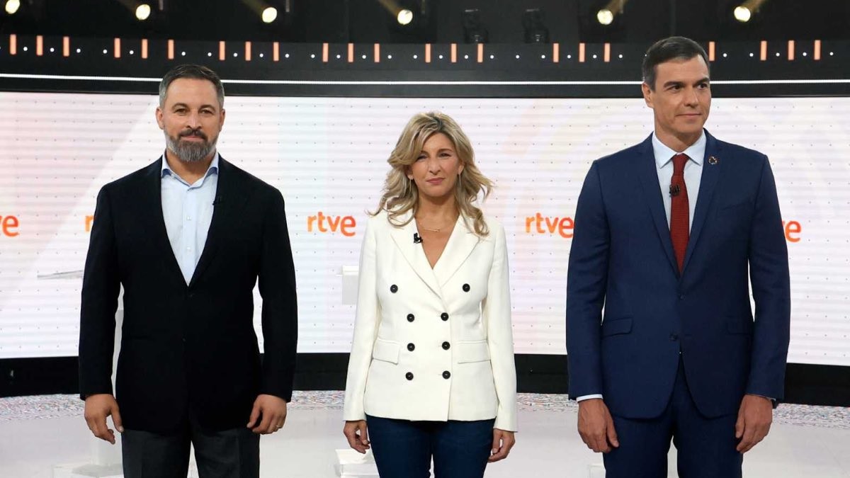 Los puntos calientes del debate Sánchez - Díaz - Abascal
