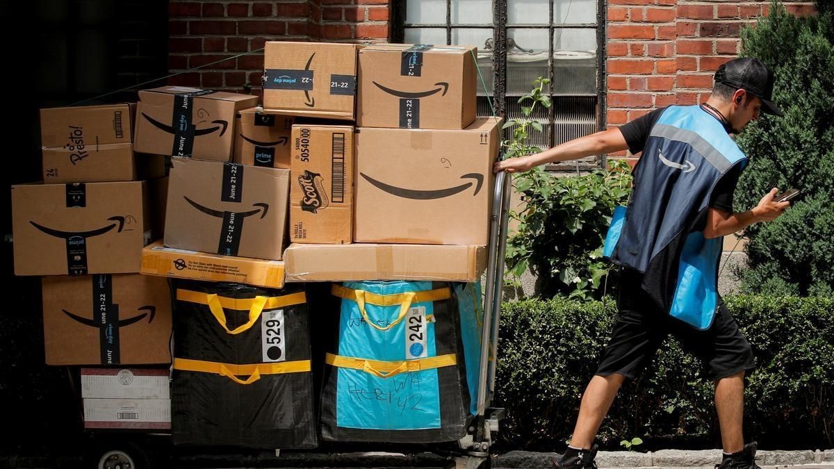 Inspección de Trabajo investiga el reparto de Amazon por este motivo