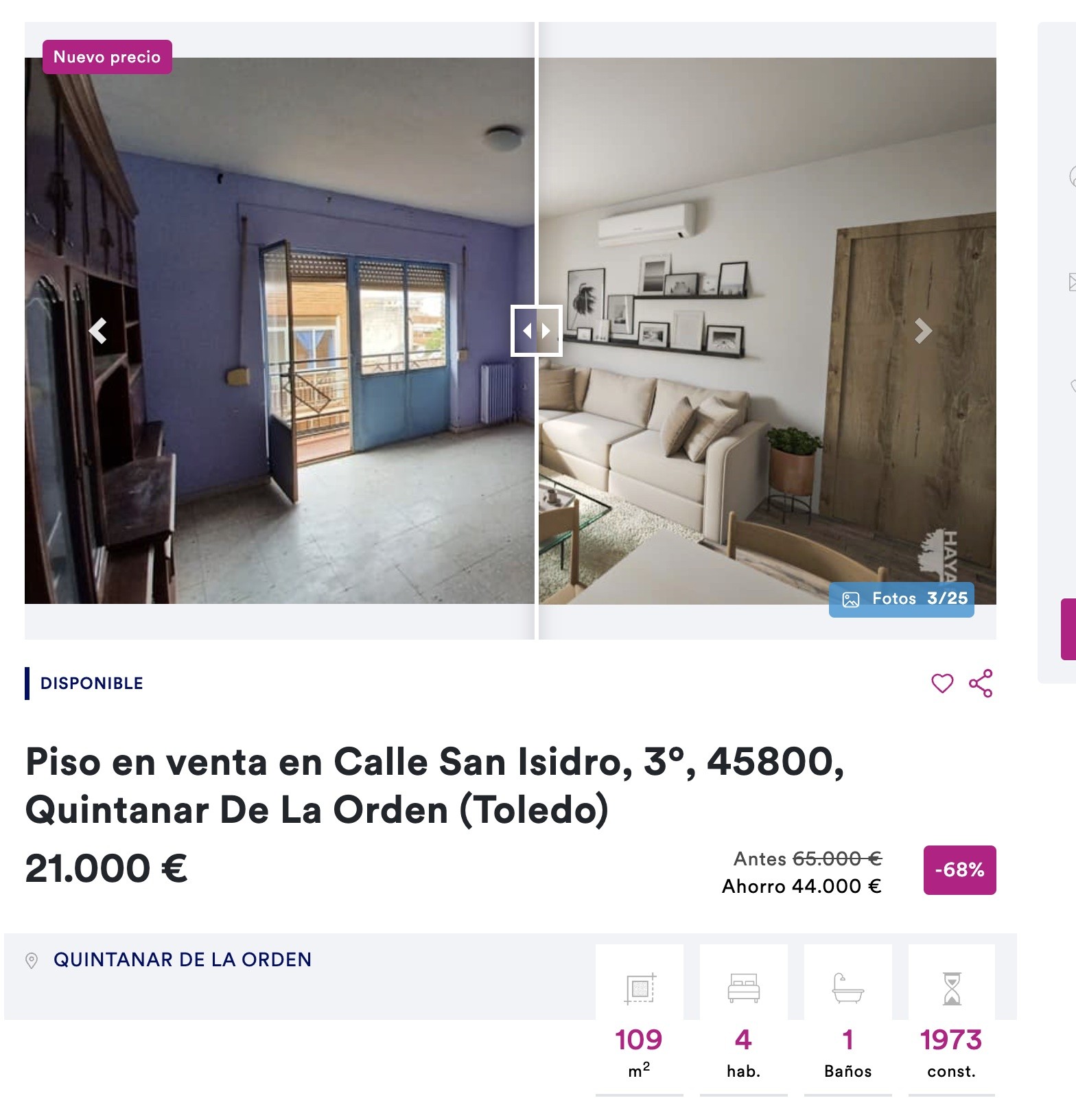 Piso en Toledo desde 21.000 €