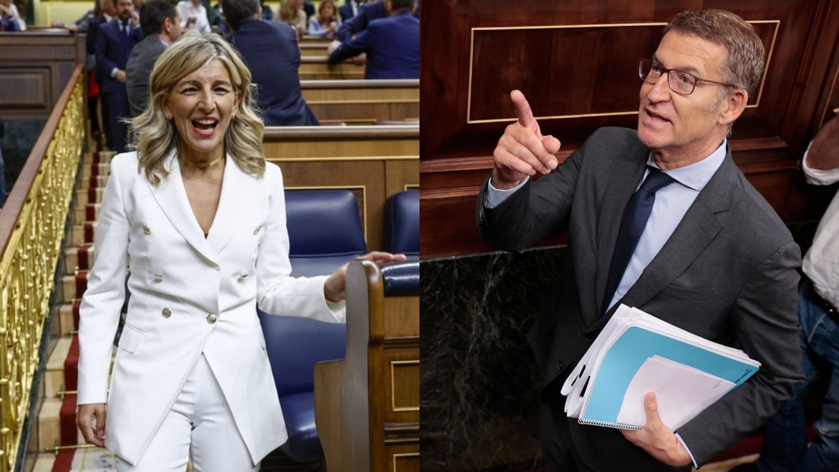 La acalorada discusión entre Feijóo y Yolanda Díaz por el SMI