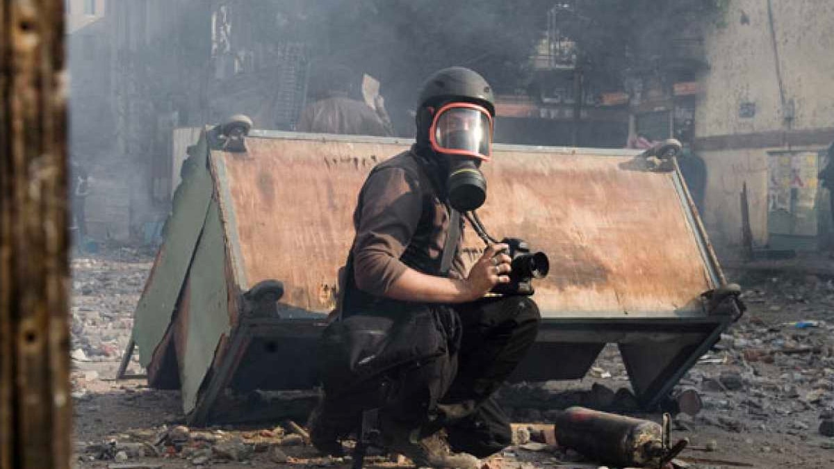 un periodista en Siria como corresponsal