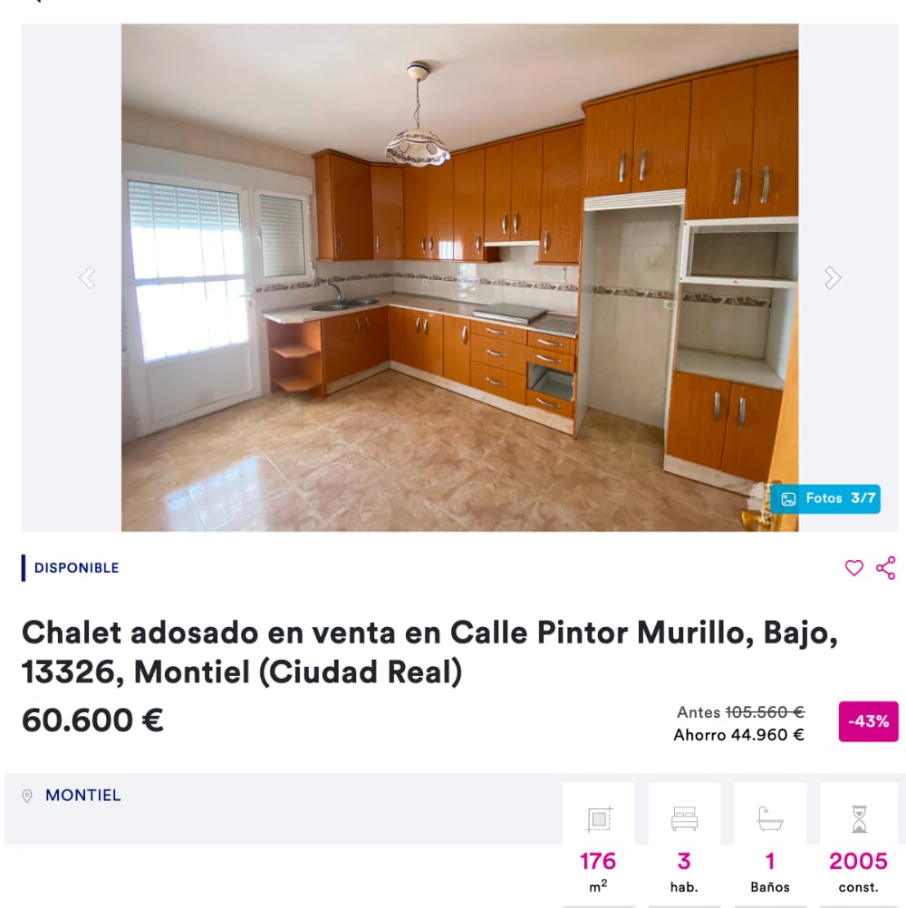 Chalet en Ciudad Real por 60.000 euros